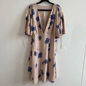 Free People Mini Dress Floral - Size 4